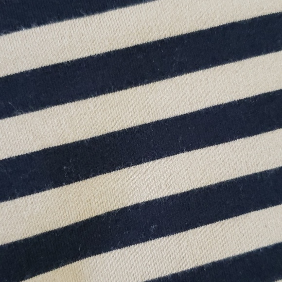 Tan and black striped pencil skirt - Picture 3 of 3